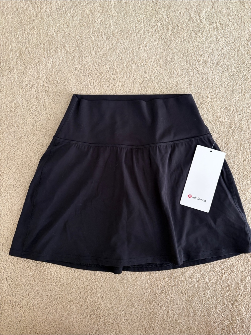 lululemon align high-rise black skirt